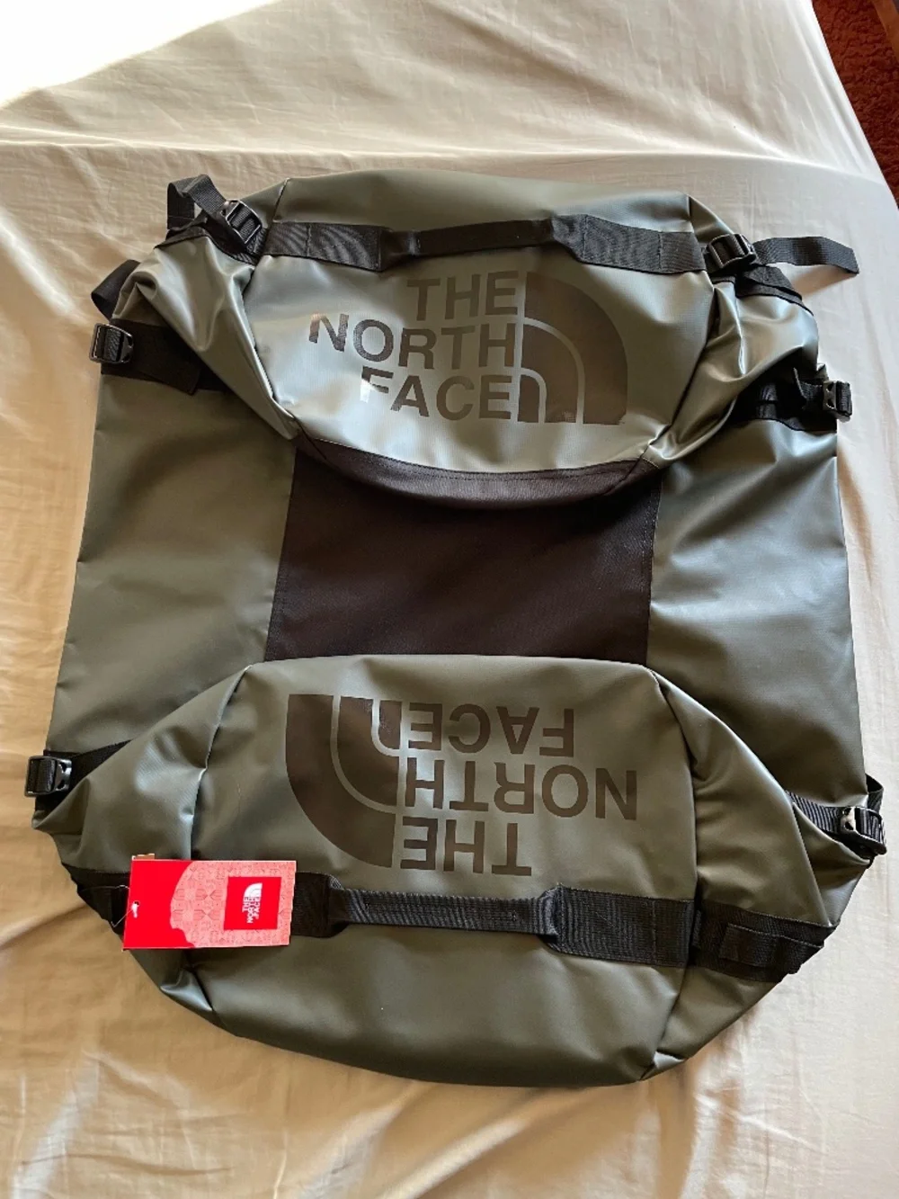 The North Face Base Camp Duffel Bag TNF Green Black - XXL 150L New With Tag NWT